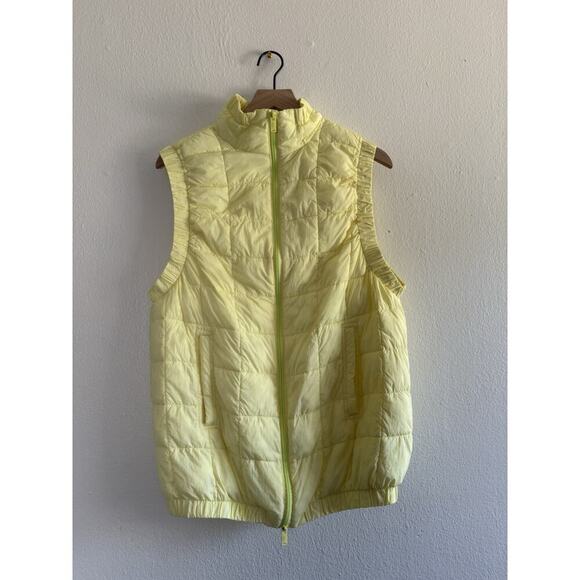 Free People Movement‎ Piper Packable Puffer Vest in Acid Lime Size Medium - Picture 2 of 12